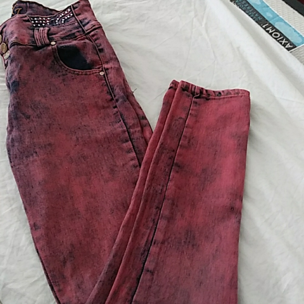 Kj red jeans